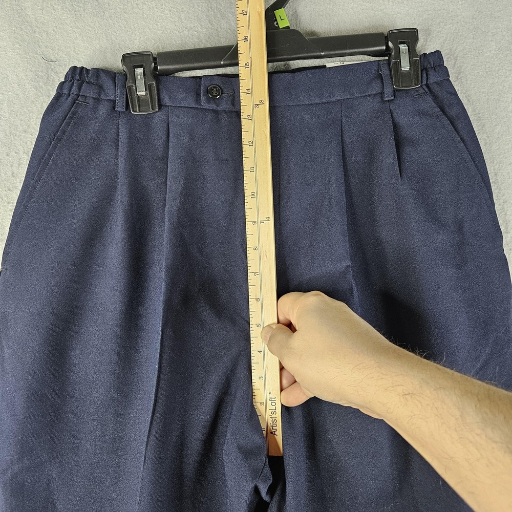 Flying Cross Dress Pants Womens 14 Blue LAPD Navy Pleated Workwear Made USA - Picture 8 of 16
